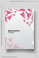 Cover design template set with abstract lines modern different color gradient style on background vector