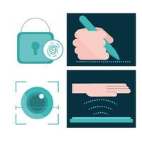 biometric verification access vector