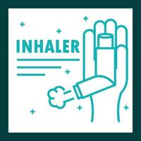 inhaler medicine asthma vector