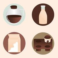 set coffee time vector