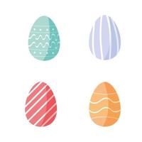 poner huevos de pascua vector