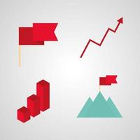 business financial growth vector