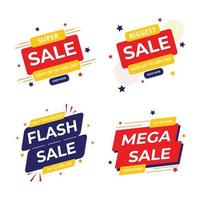 Sale badge and label collection Sale promotion Hot price Sale banner template vector