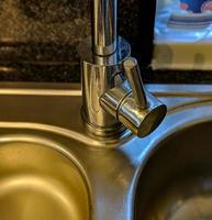 Chrome Tap and Sink