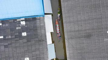 Aerial view water market photo