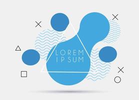triangle frame in abstract banner modern poster vector