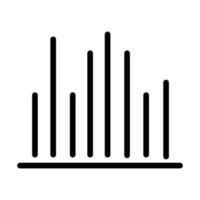 equalizer or frequency audio sound line style icon vector