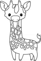 Giraffe Kids Coloring Page Great for Beginner Coloring Book