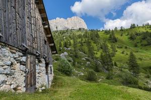 Barn in the moutains photo