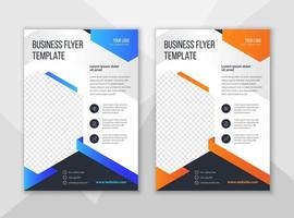 Creative corporate business flyer template vector