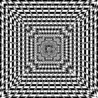 Black and White Hypnotic Background vector