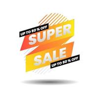 Sale banner template design and Big sale special offer vector