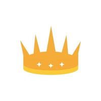 gold crown monarch jewel royalty vector