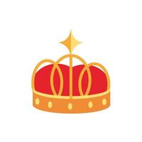 crown monarch jewel royalty authority vector