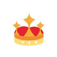 crown monarch jewel royalty authority vector