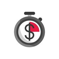 chronometer speed money business finance vector