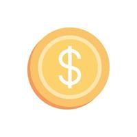 coin currency cash money business finance vector