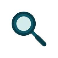 magnifier glass searching education school icon design vector