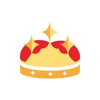 crown monarch jewel royalty authority vector