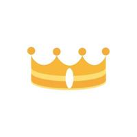 gold crown monarch jewel royalty vector