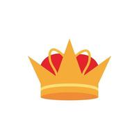 crown monarch jewel royalty authority vector