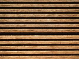 Closeup of wooden decking board slats ideal for a background photo