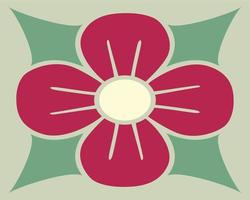 flower pattern seamless abstract design vector