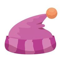 baby hat sleeping isolated icon vector