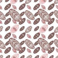 cute leaf pattern vector