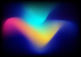 Abstract trendy minimal style fluid blurred vibrant gradient color background vector