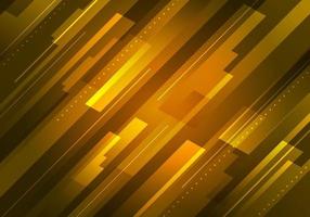 Abstract technology futuristic concept yellow glowing diagonal stripes layered on dark background vector