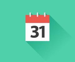 Calendar day vector