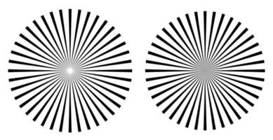 forma geométrica circular abstracta vector