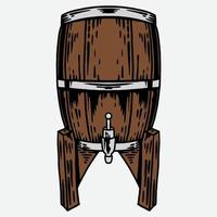 barrel vector illustration hand drawn