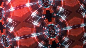 Illuminating visualization digital futuristic HUD pattern moving loop video