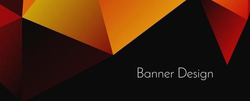 Modern stylish abstract geometric elegant banner pattern background vector