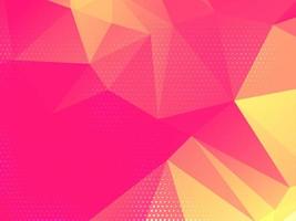 Abstract polygonal triangles colorful background vector