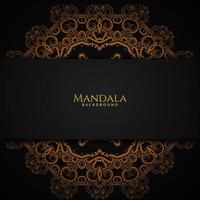 Abstract beautiful luxury mandala decorative background vector