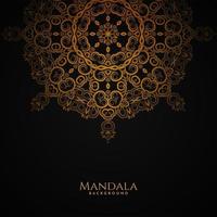 Abstract beautiful luxury mandala decorative background vector