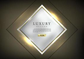 Button set web glossy luxury Gold 3 vector