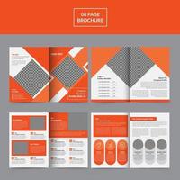 Professional Corporate Brochure Templates vector