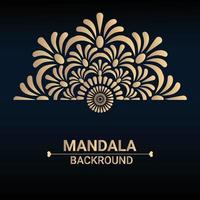 Mandala design background vector