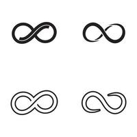 Infinity logo and symbol Design Vector