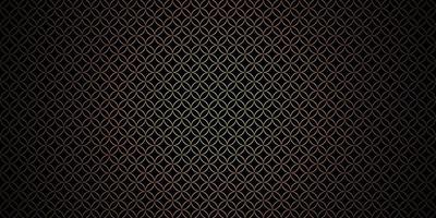 Golden art circle lines seamless patterns vector