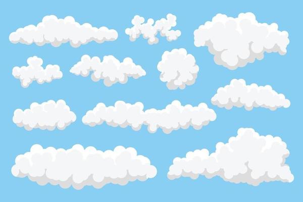 Set of cloud