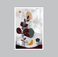 Modern Abstract Botanical Line Art Vector Illustration With Background  Suitable For Books Covers Brochures Flyers Social Posts Etc