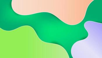 Abstract Shape With Gradient Color Background vector