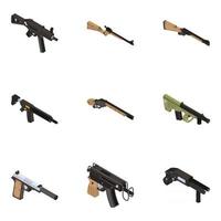 Pack of Firearm vector