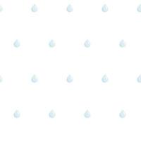 Raindrops seamless pattern  Vector illustration