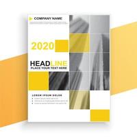 annual report cover template vector